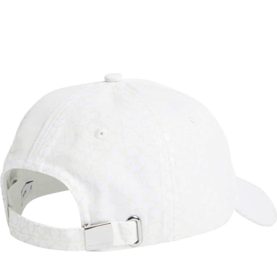 Calvin Klein womens marshmallow mono must monogram cap | Vilbury London