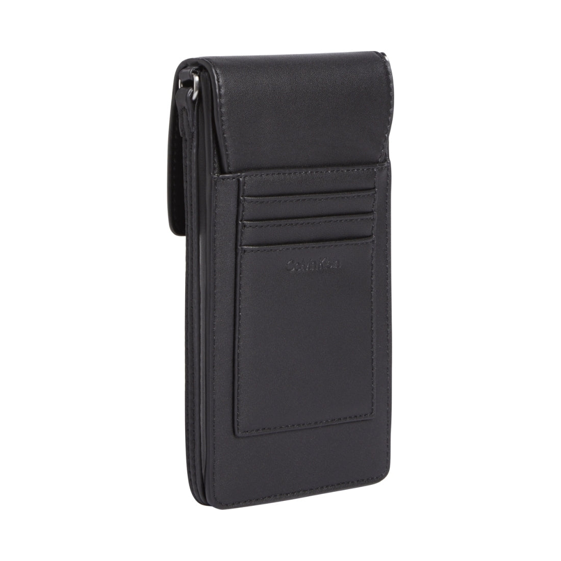 Calvin Klein womens black must phone pouch | Vilbury London