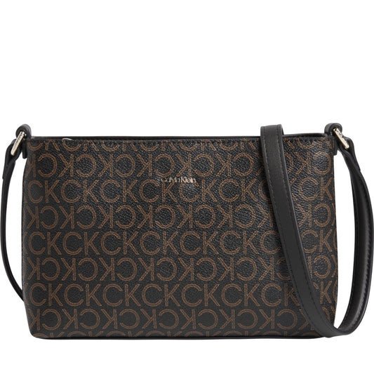 Calvin Klein womens brown mono must mono crossbody | Vilbury London