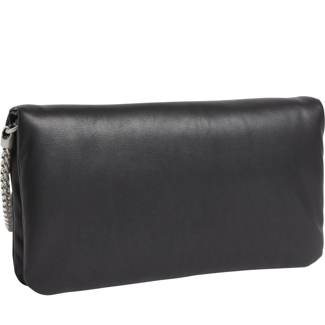 Calvin Klein womens black puffed crossbody | Vilbury London