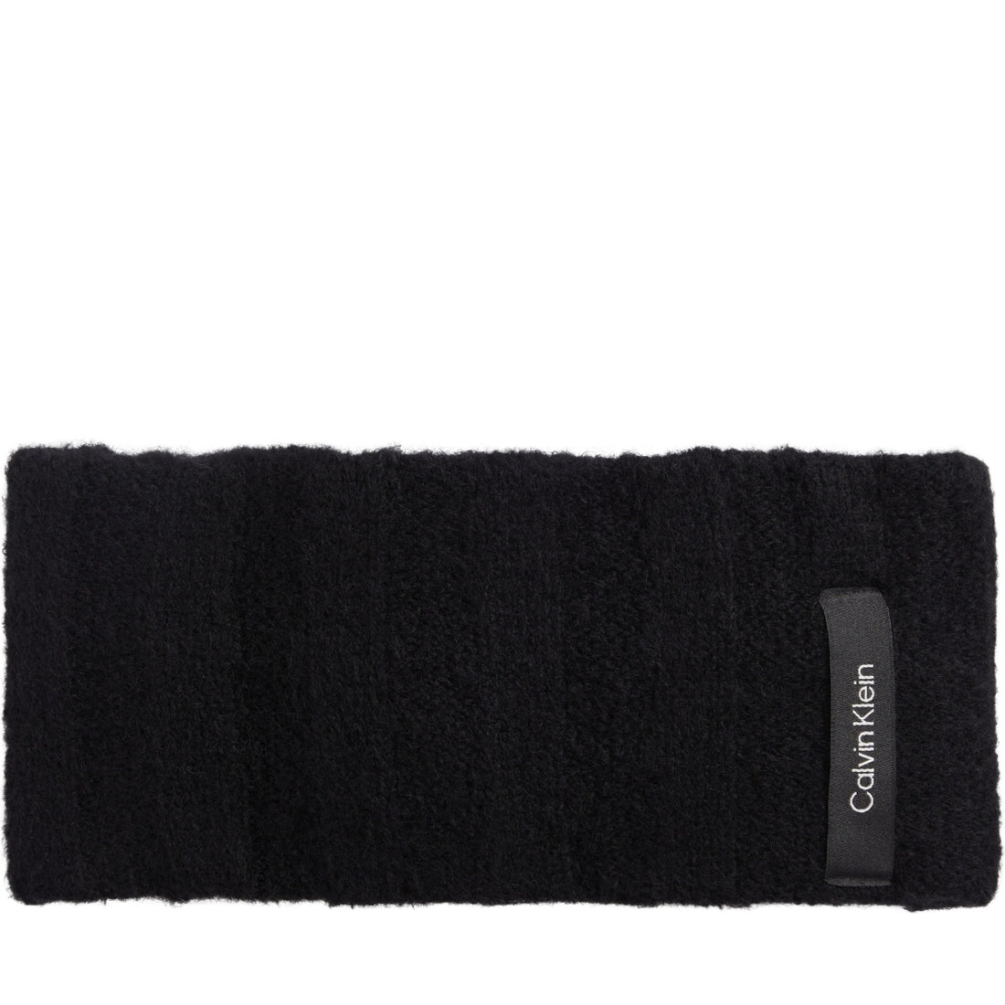 Calvin Klein womens black label defined rib headband cap | Vilbury London