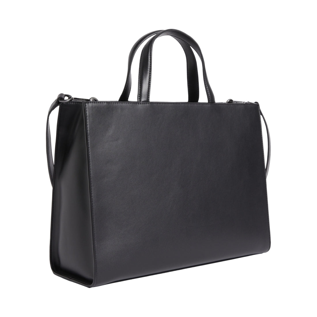 Calvin Klein womens black bar hardware shopper | Vilbury London