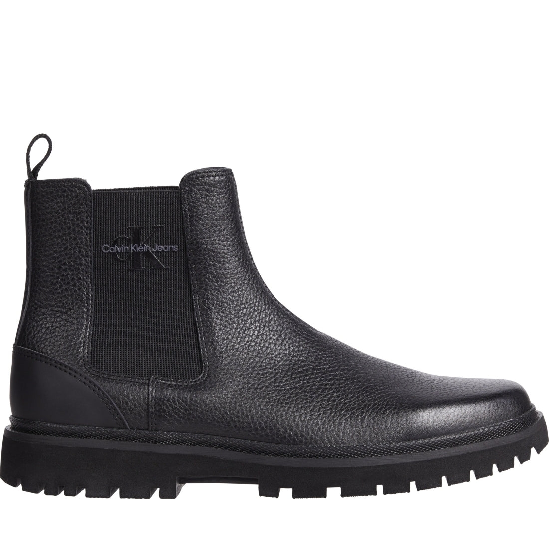 Calvin Klein Jeans mens triple black eva chelsea boot | Vilbury London