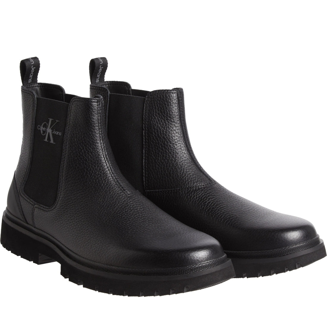 Calvin Klein Jeans mens triple black eva chelsea boot | Vilbury London