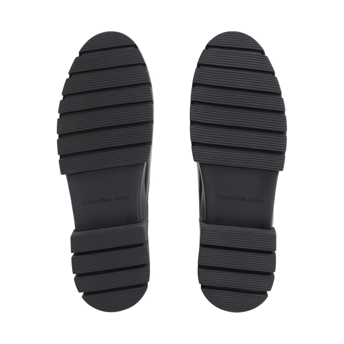 Calvin Klein Jeans mens triple black transp combat chelsea booties | Vilbury London