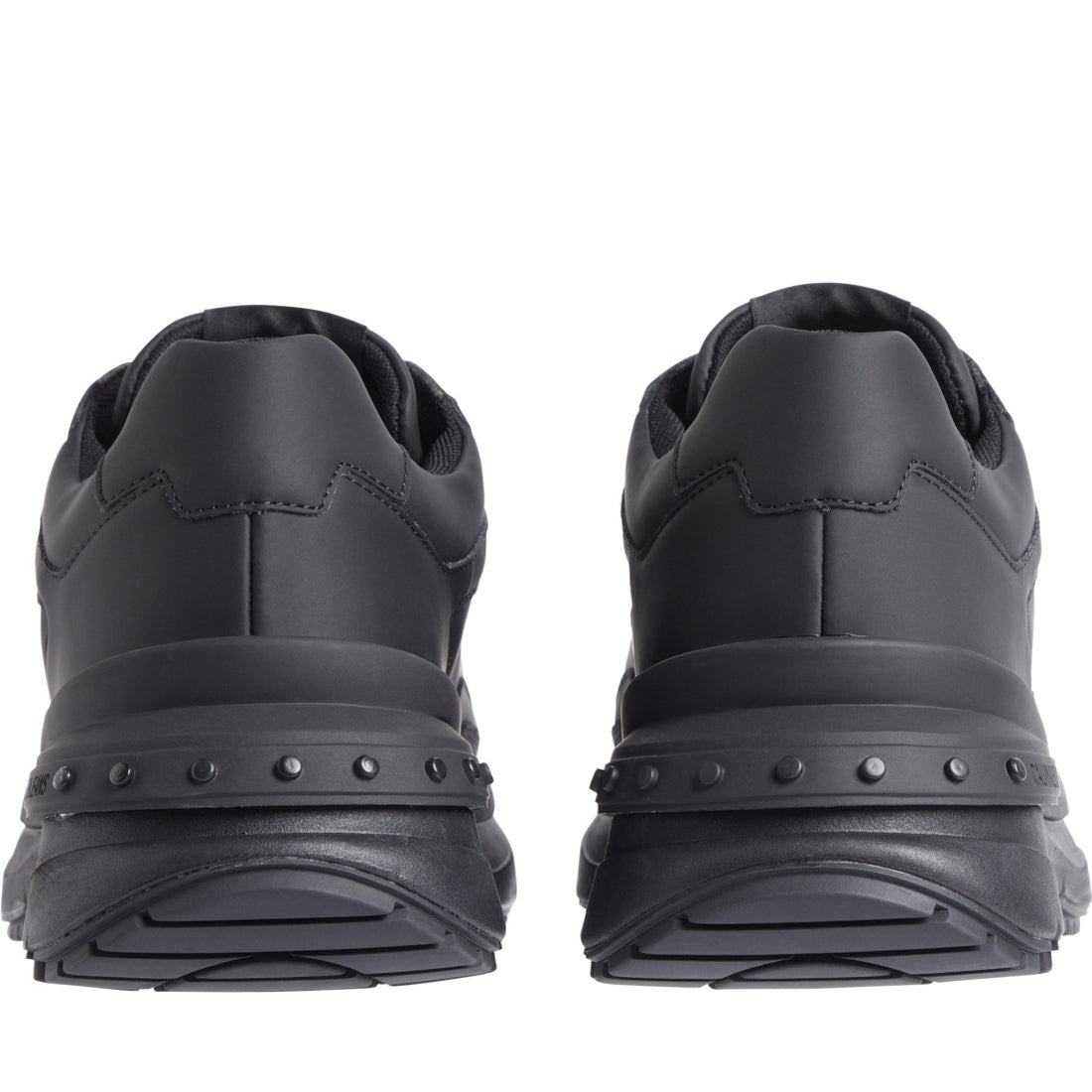 Calvin Klein Jeans mens triple black chunky runner low lace | Vilbury London