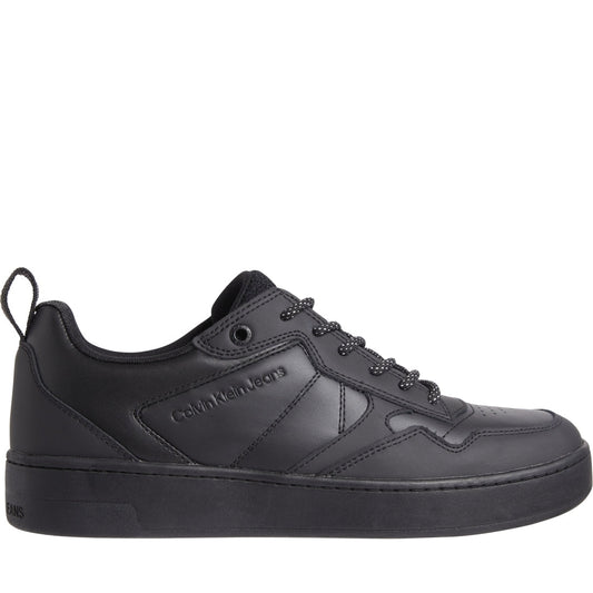 Calvin Klein Jeans mens triple black basket hiking sport shoe | Vilbury London