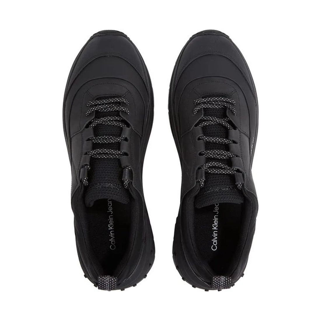 Calvin Klein Jeans mens triple black chunky runner laceup hiking | Vilbury London