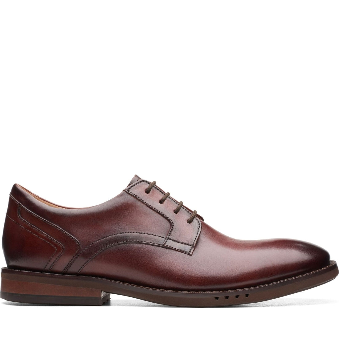 Clarks mens brown un hugh lace formal | Vilbury London