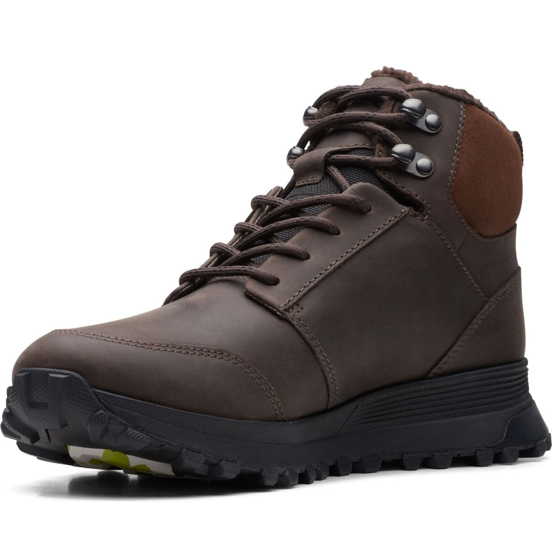 Clarks mens brown atl trek up wp booties | Vilbury London