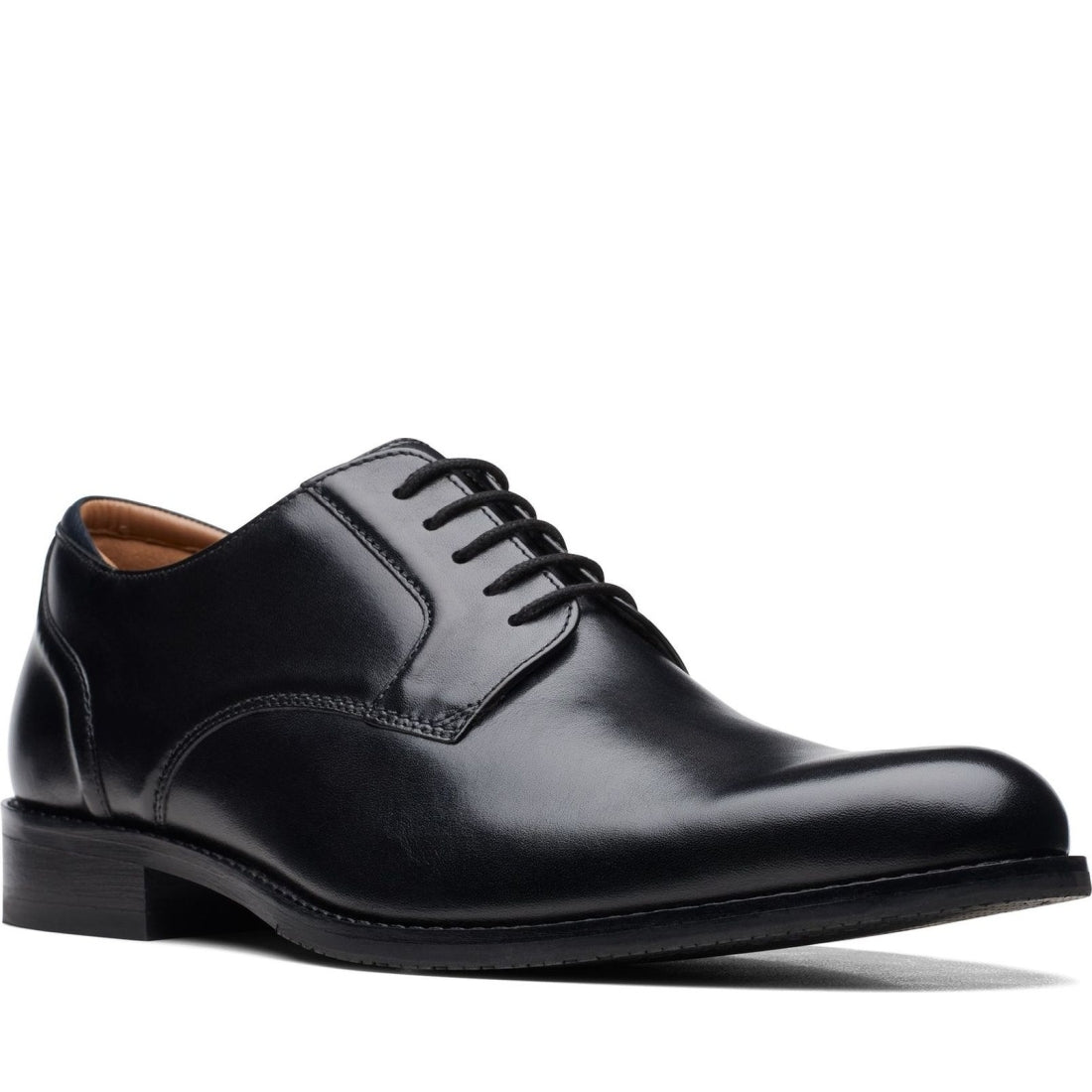 Clarks mens black craftarlo lace formal | Vilbury London