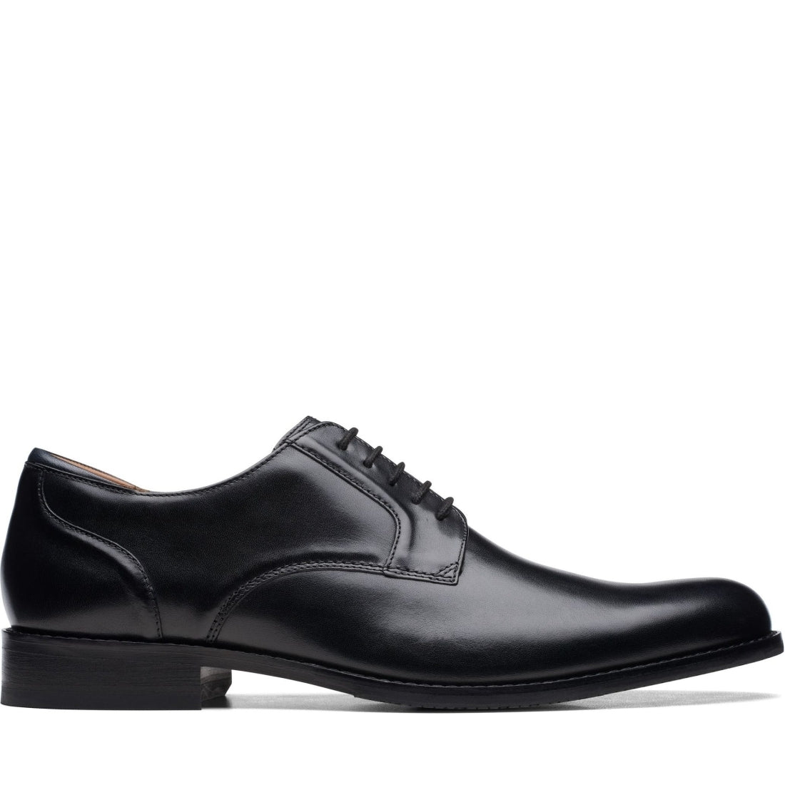 Clarks mens black craftarlo lace formal | Vilbury London