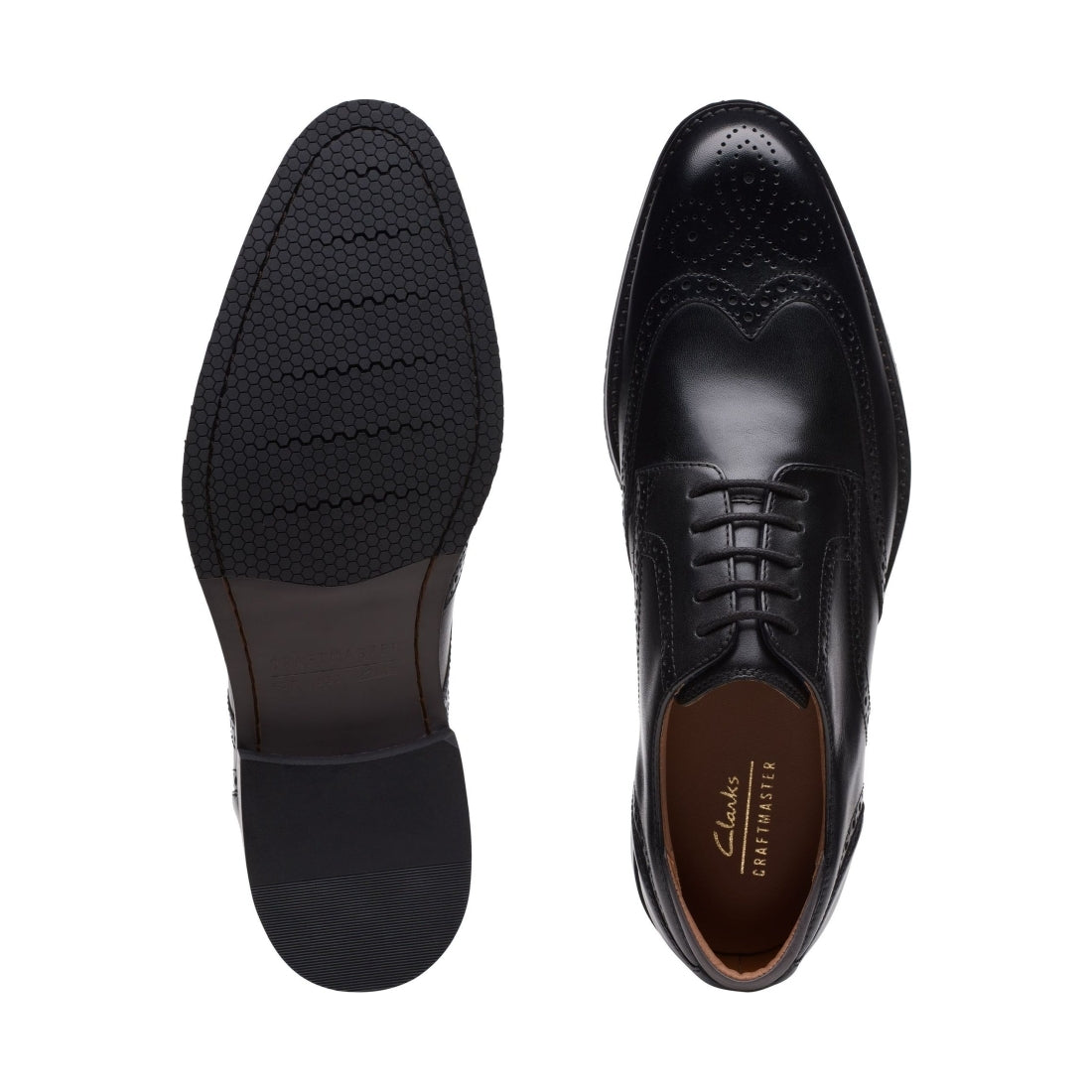 Clarks mens black craftarlolimit formal | Vilbury London