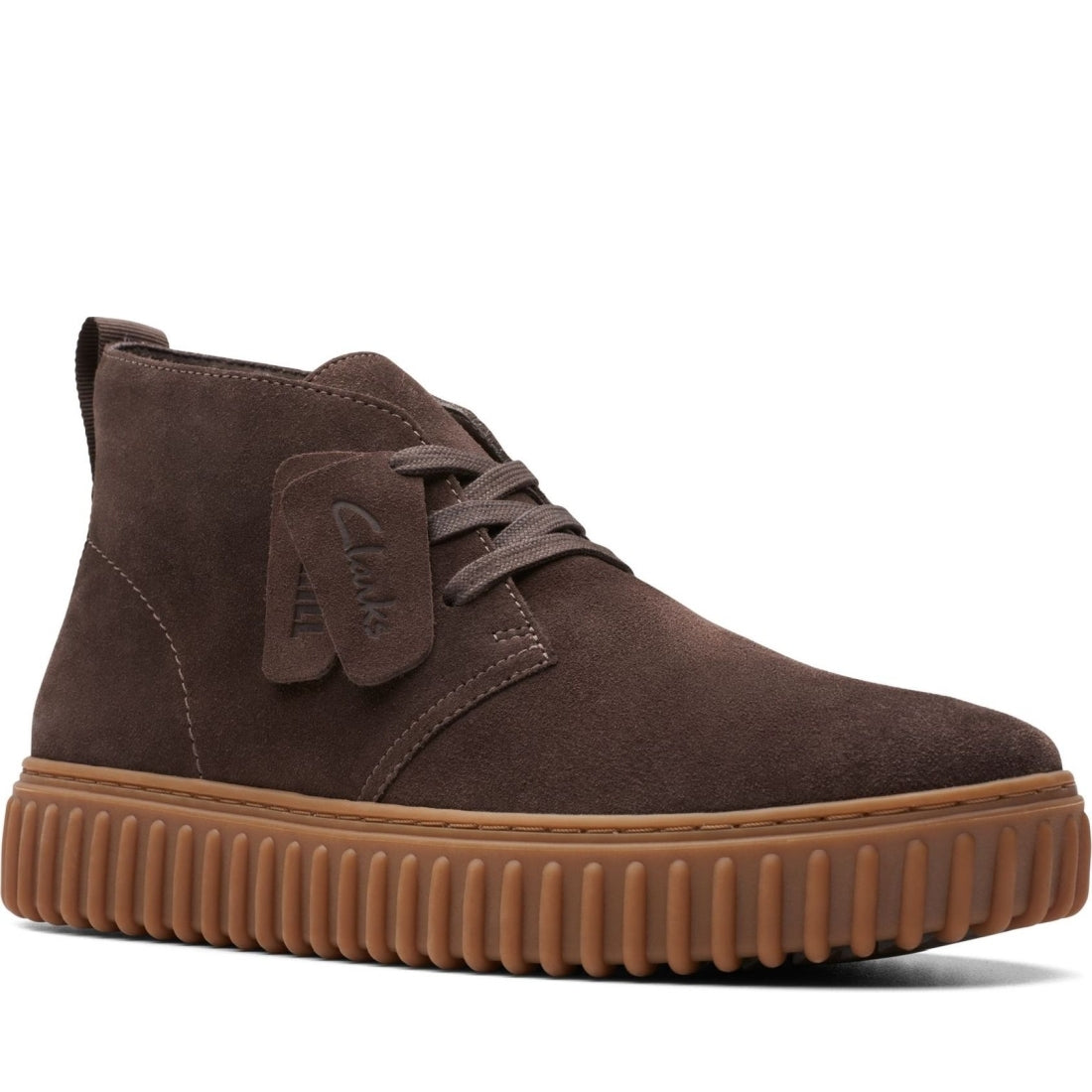 Clarks mens brown torhill db booties | Vilbury London