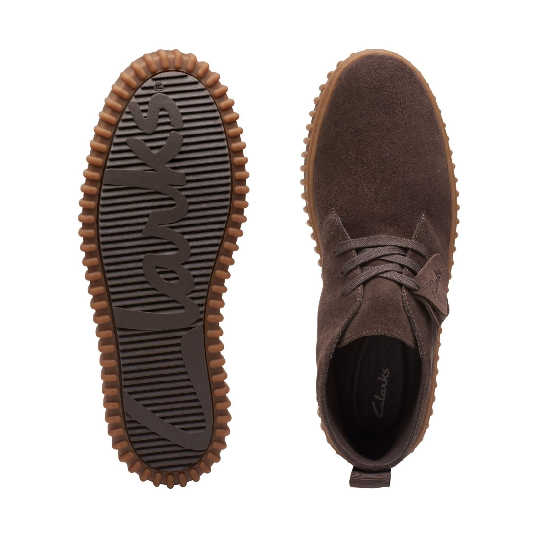 Clarks mens brown torhill db booties | Vilbury London