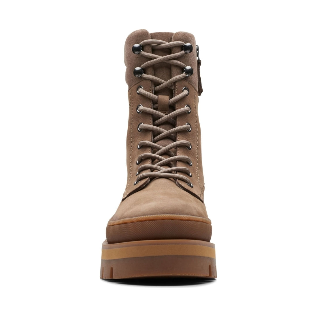 Clarks womens brown orianna2 hike booties | Vilbury London