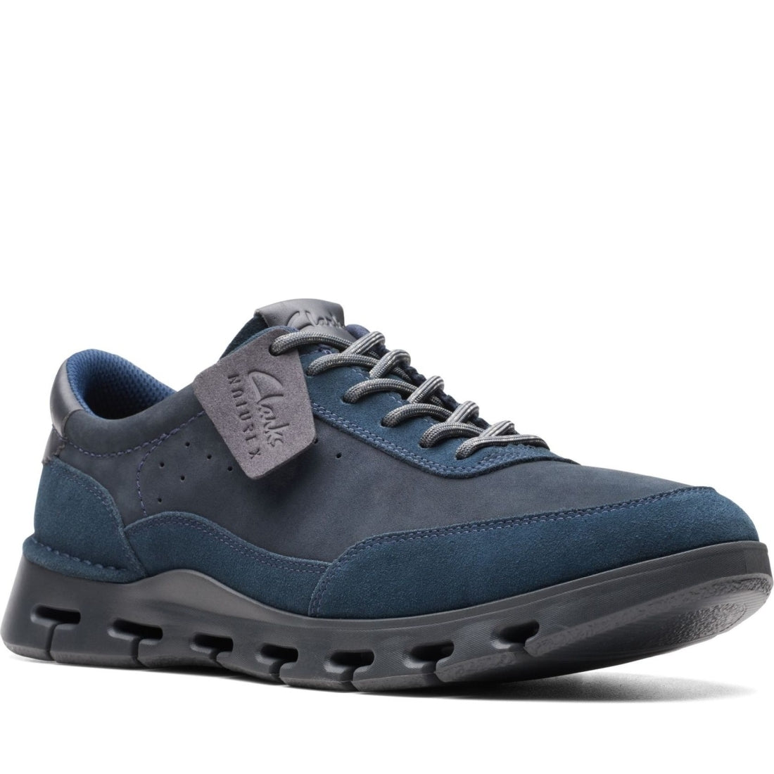 Clarks mens blue nature x one sport shoe | Vilbury London