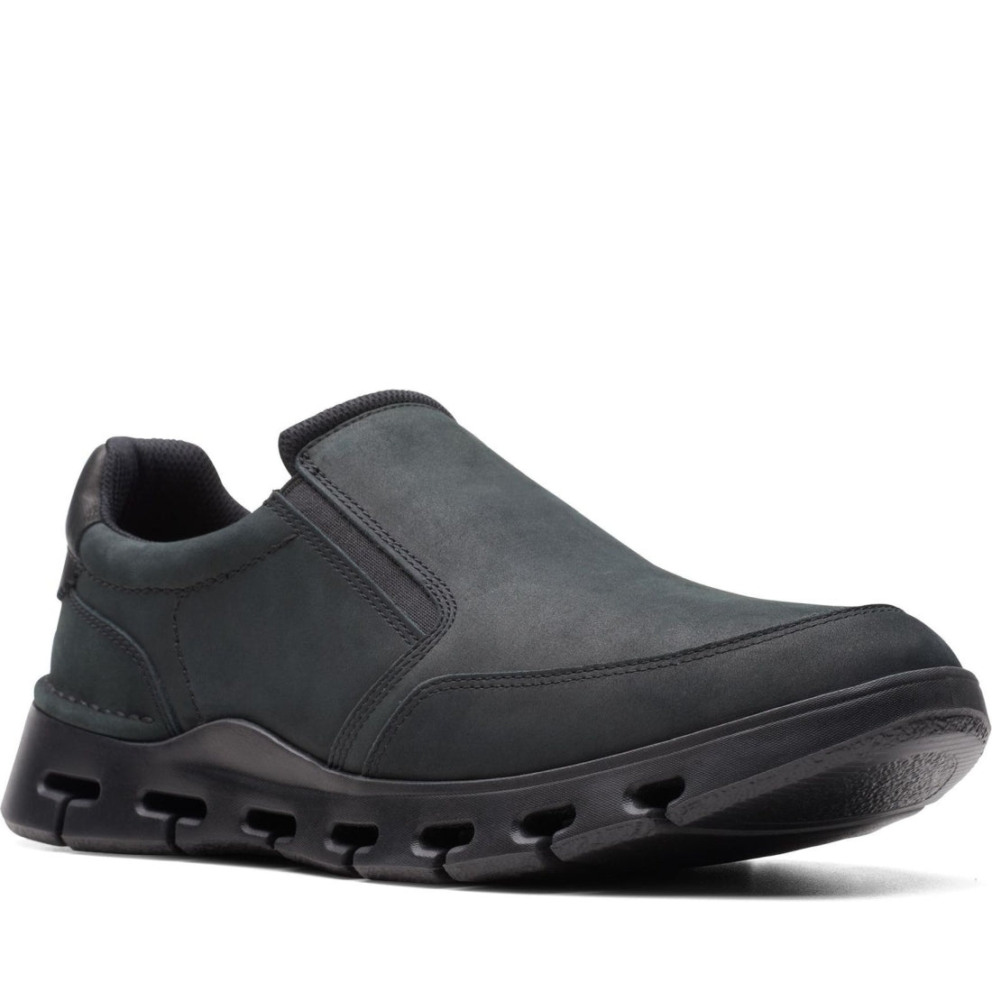 Clarks mens black nature x one sport shoe | Vilbury London