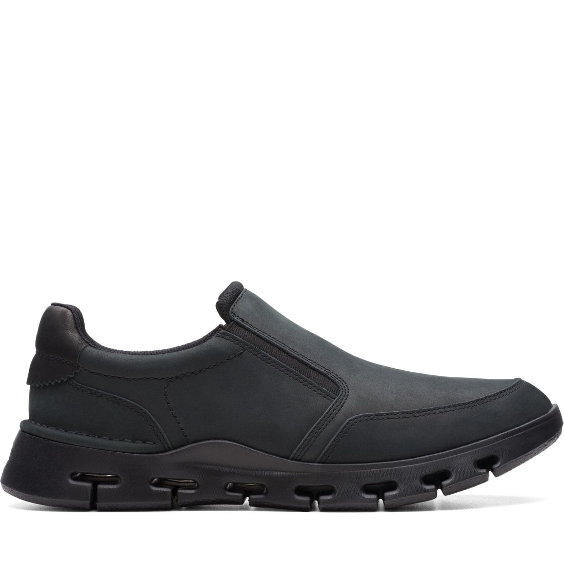 Clarks mens black nature x one sport shoe | Vilbury London