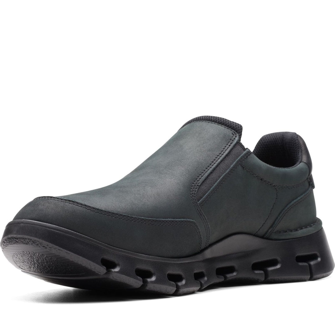 Clarks mens black nature x one sport shoe | Vilbury London