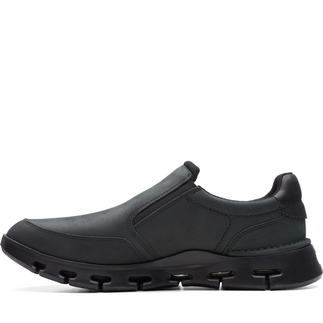 Clarks mens black nature x one sport shoe | Vilbury London