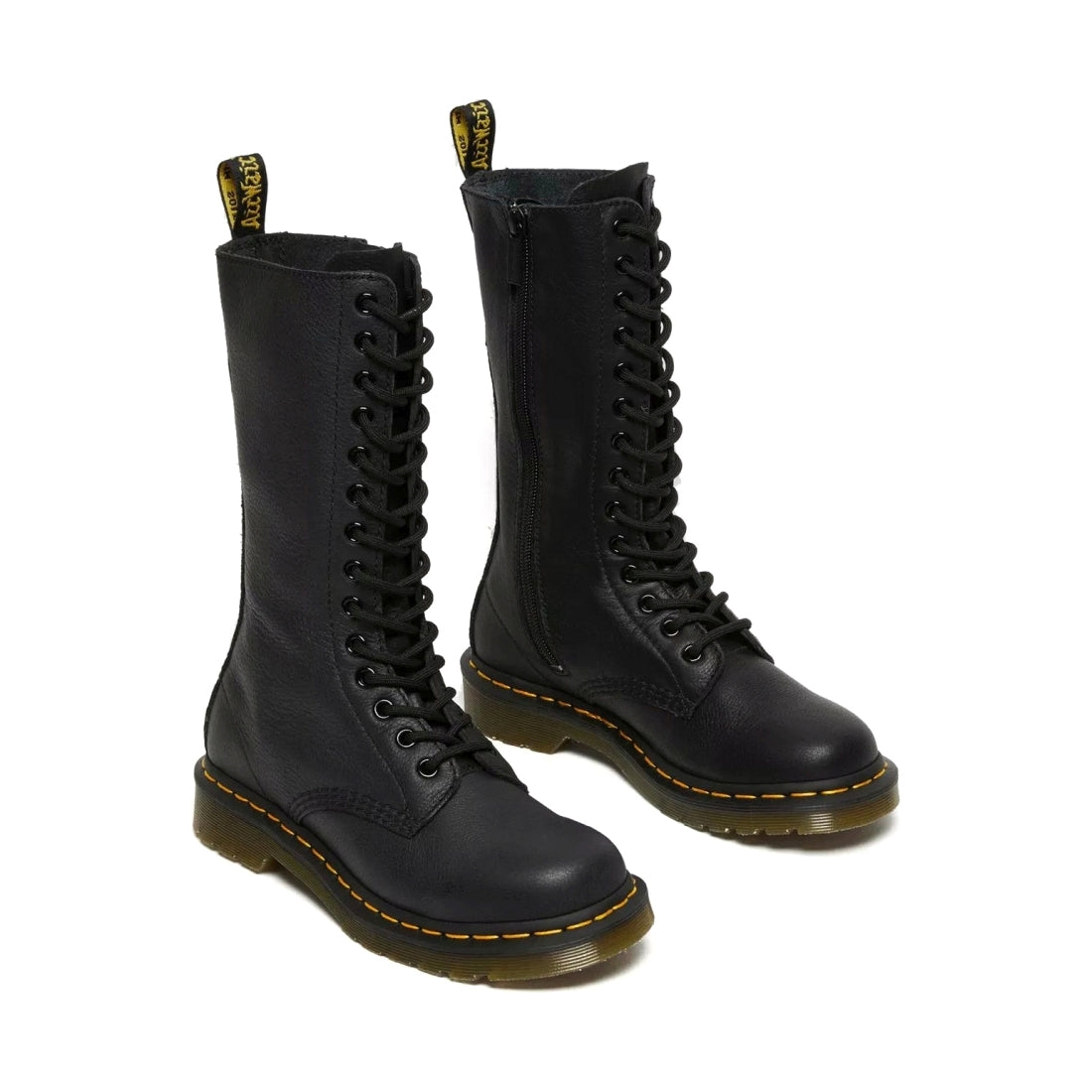 Dr. Martens womens black 1b99 virginia booties | Vilbury London