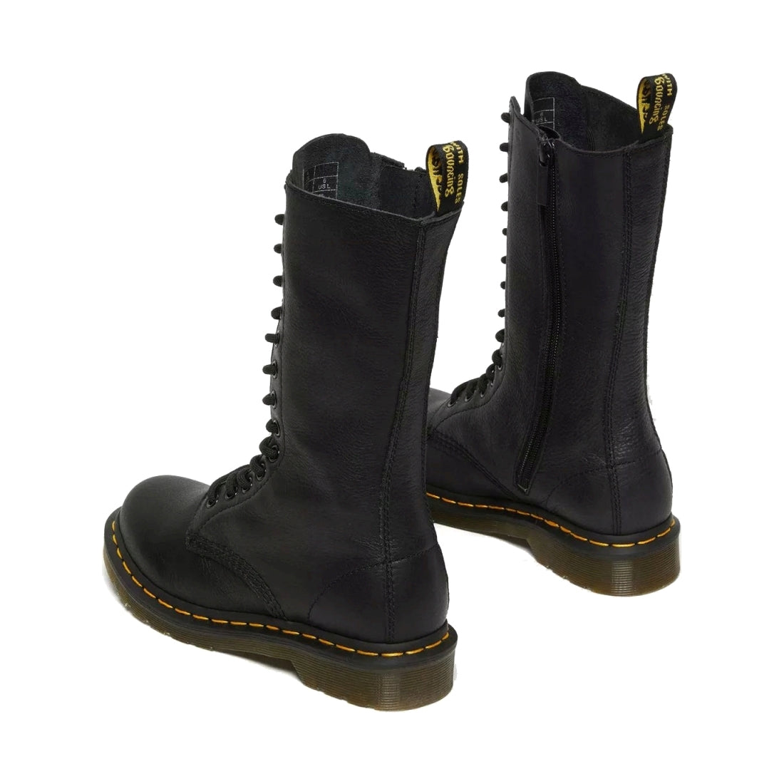 Dr. Martens womens black 1b99 virginia booties | Vilbury London