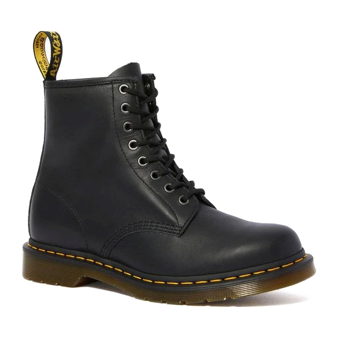 Dr. Martens unisex adults black 1460 nappa booties | Vilbury London