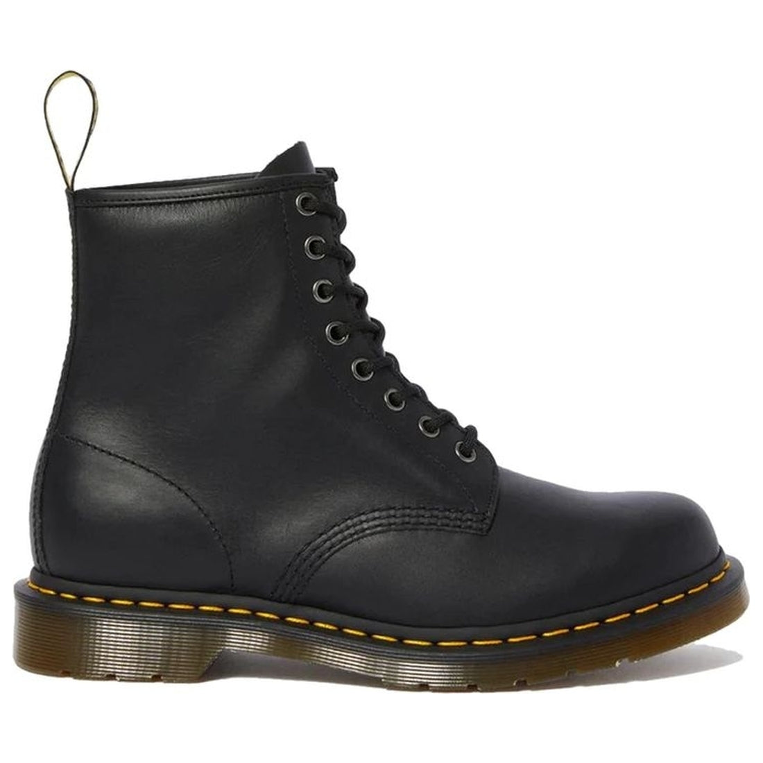 Dr. Martens unisex adults black 1460 nappa booties | Vilbury London