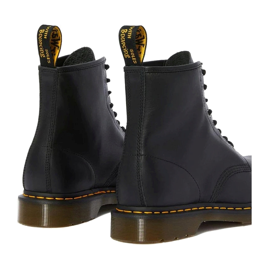 Dr. Martens unisex adults black 1460 nappa booties | Vilbury London