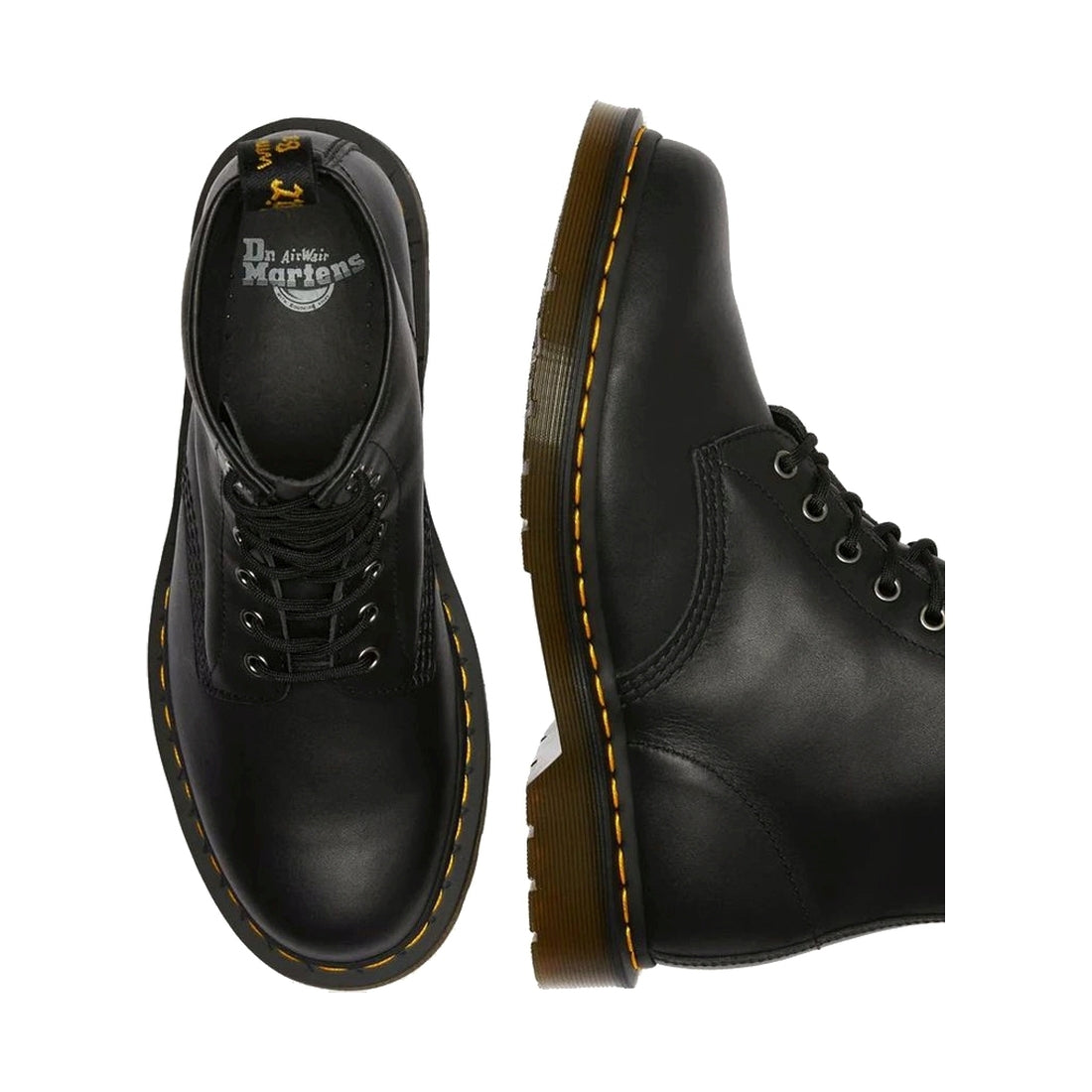 Dr. Martens unisex adults black 1460 nappa booties | Vilbury London