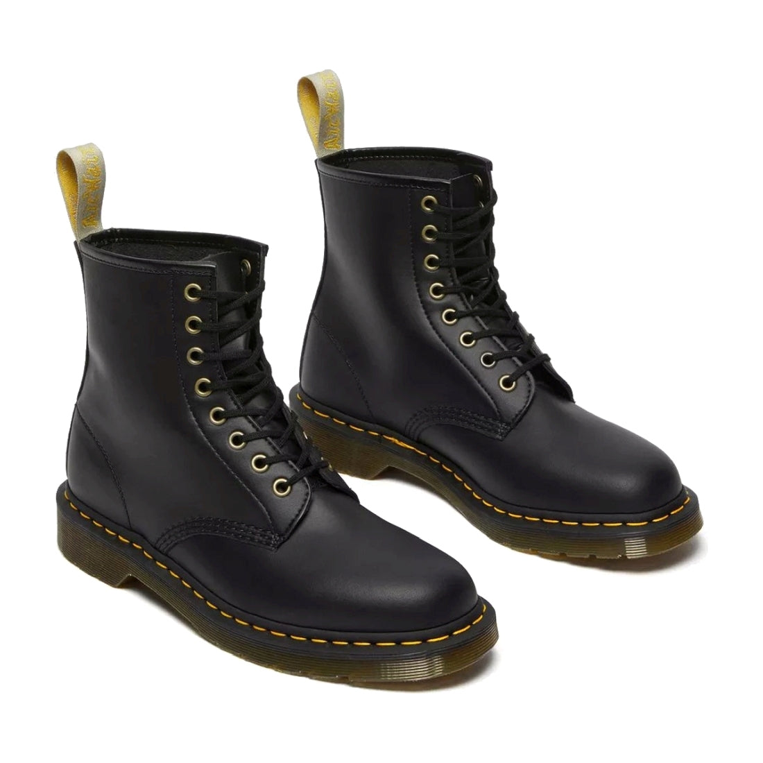 Dr. Martens unisex adults black vegan 1460 felix booties | Vilbury London