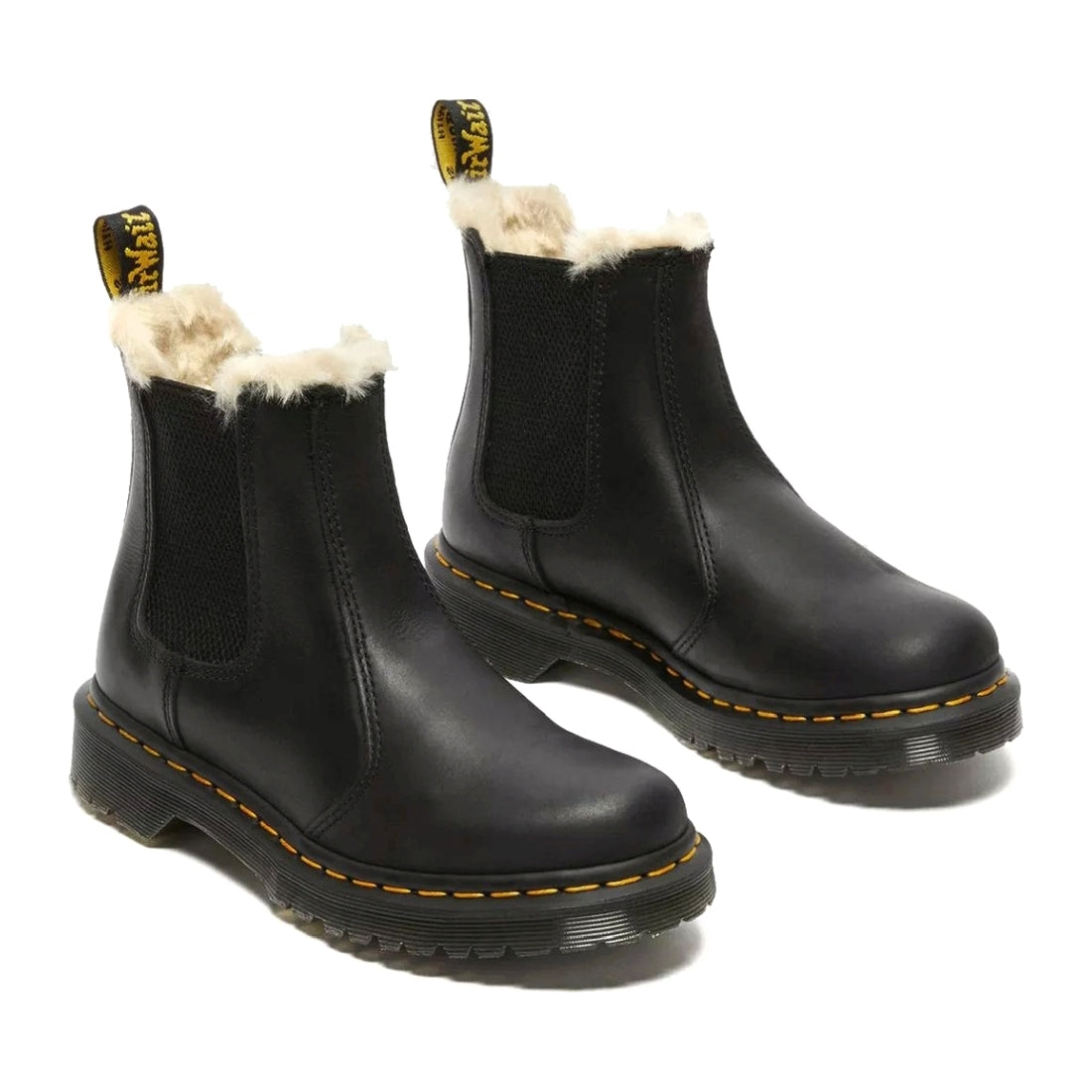 Dr. Martens womens black 2976 leonore wyoming booties | Vilbury London