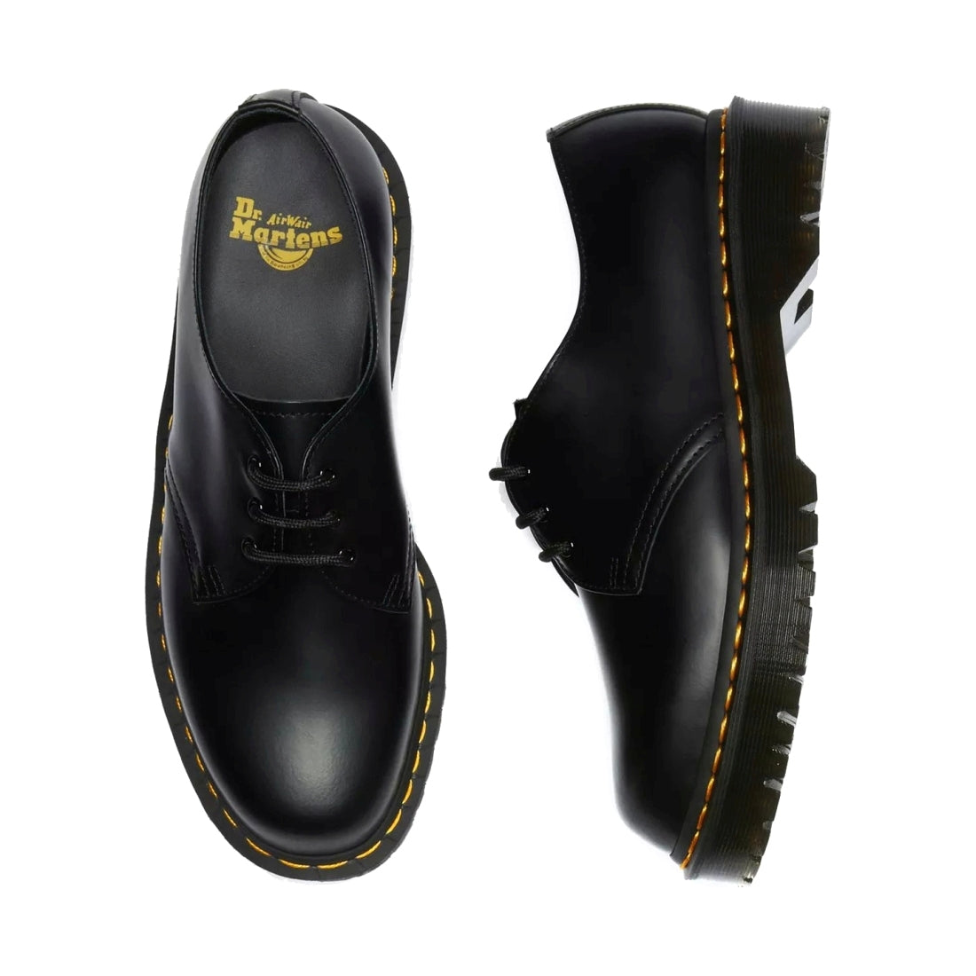 Dr. Martens mens black 1461 bex smooth formal | Vilbury London