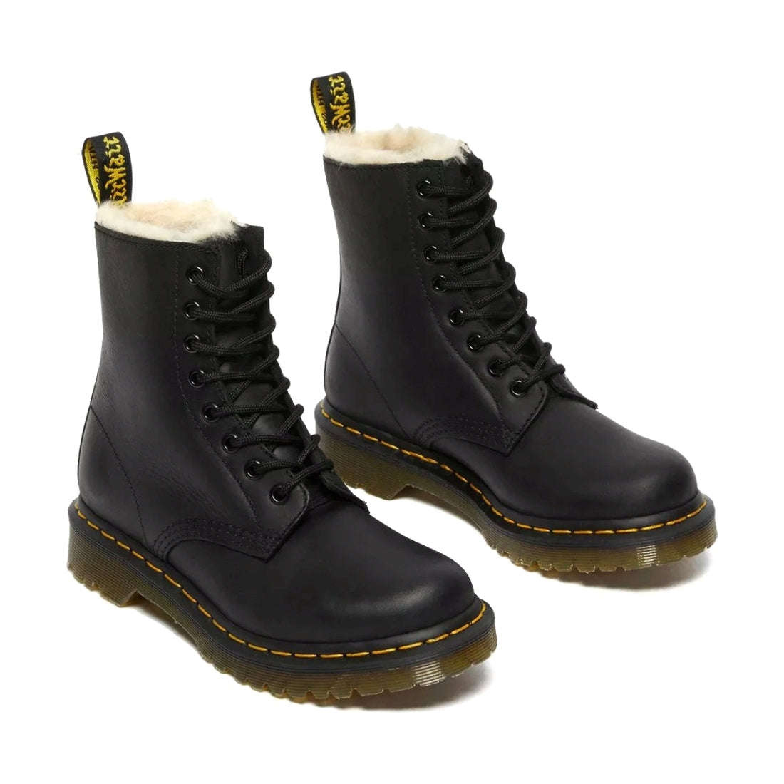 Dr. Martens womens black 1460 serena wyoming booties | Vilbury London