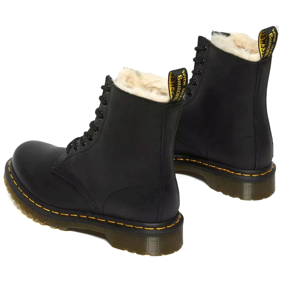 Dr. Martens womens black 1460 serena wyoming booties | Vilbury London