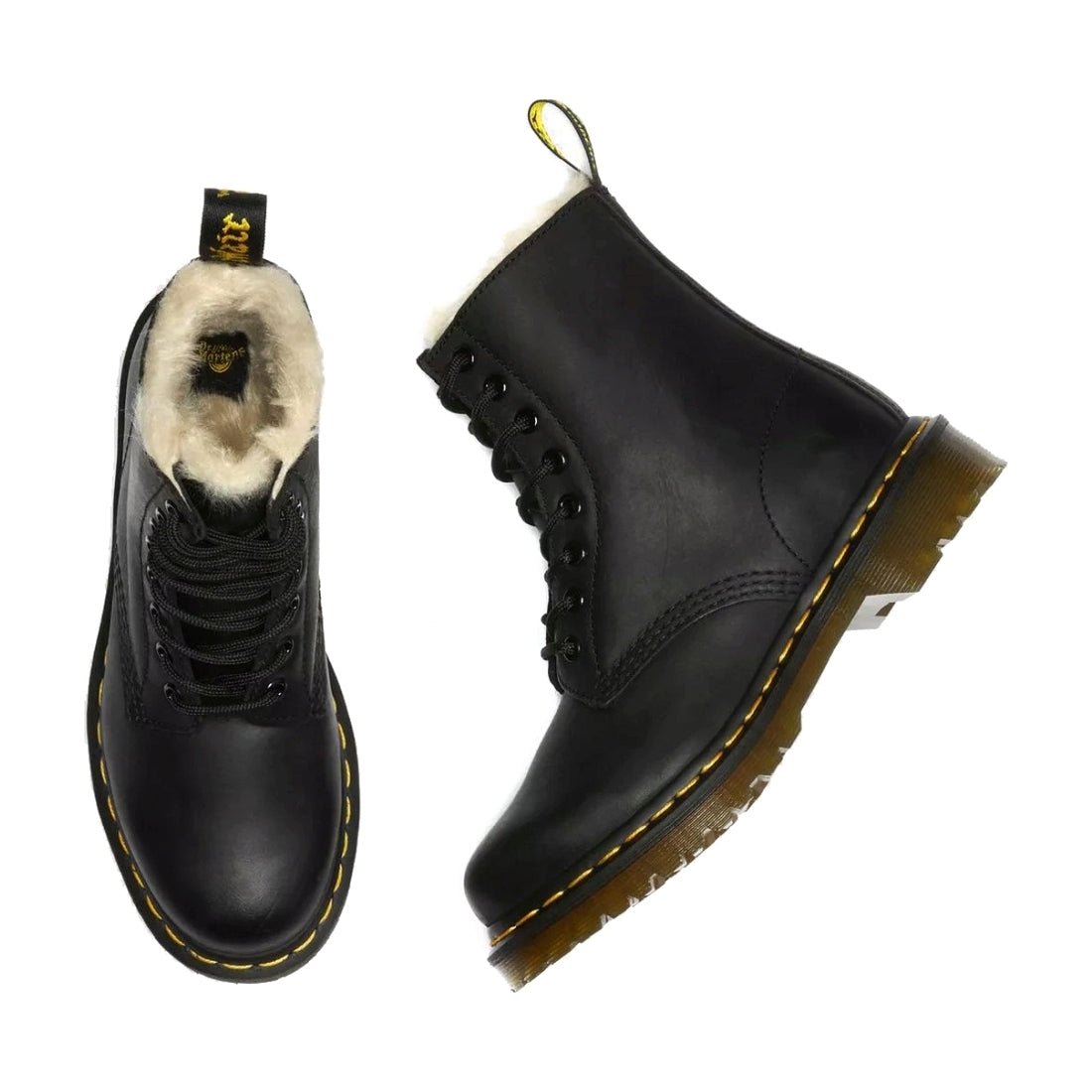 Dr. Martens womens black 1460 serena wyoming booties | Vilbury London