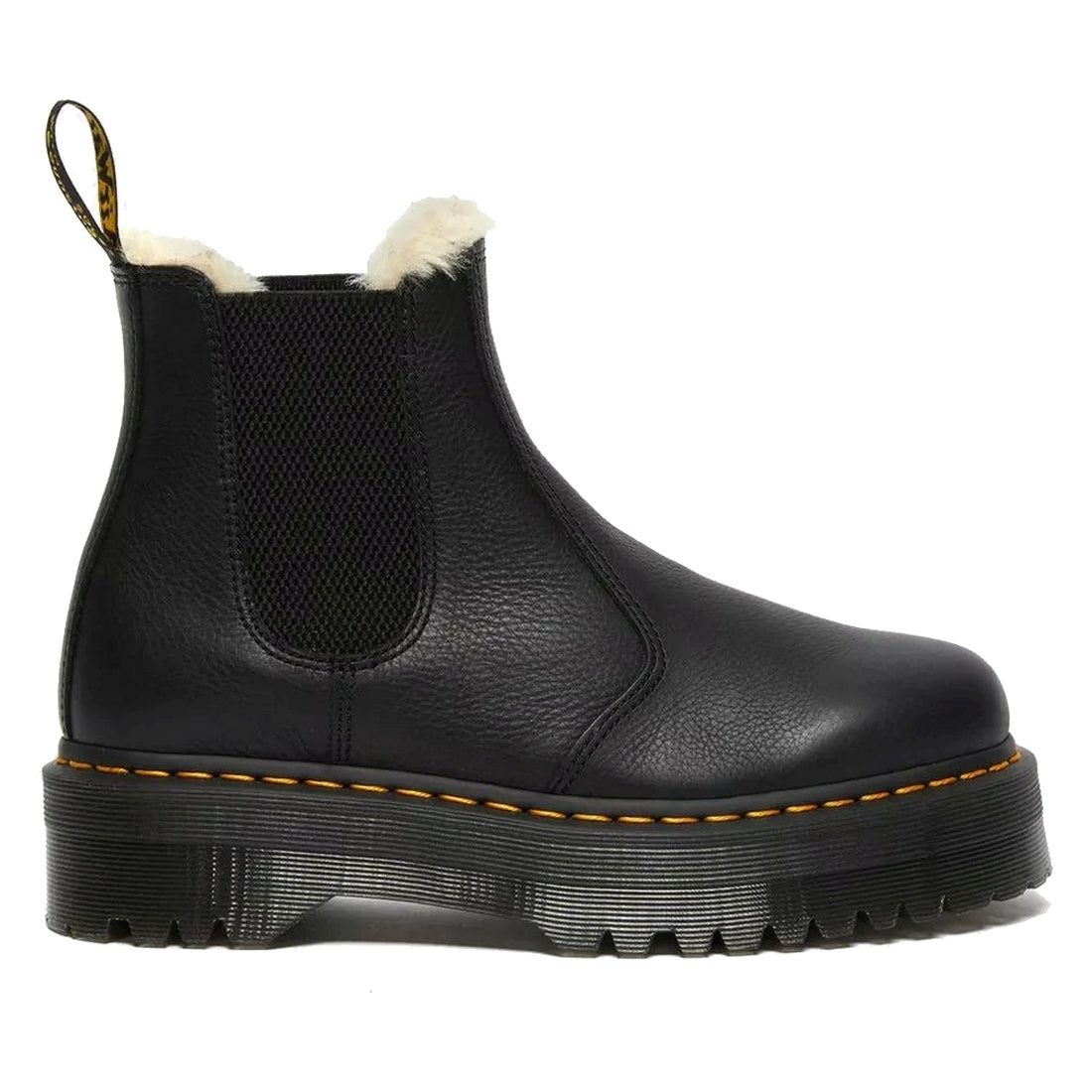 Dr. Martens womens black 2976 quad fl pisa booties | Vilbury London