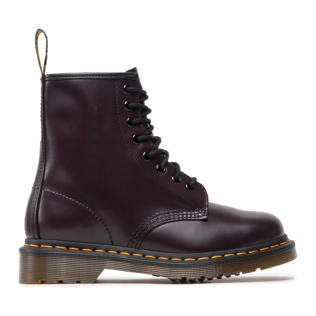 Dr. Martens mens burgundy 1460 burgundy smooth booties | Vilbury London