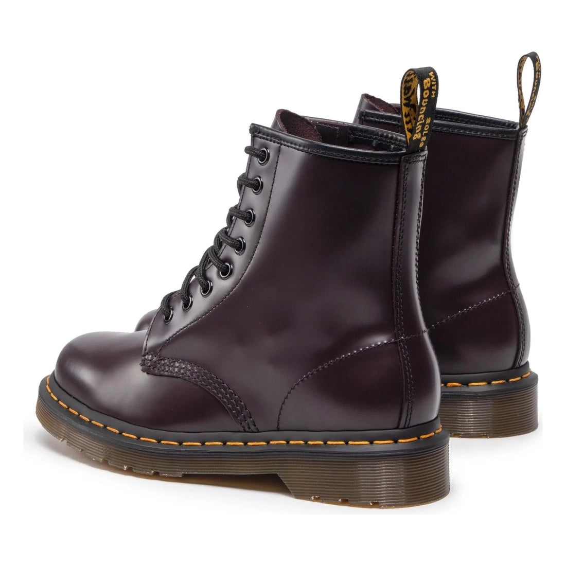 Dr. Martens mens burgundy 1460 burgundy smooth booties | Vilbury London