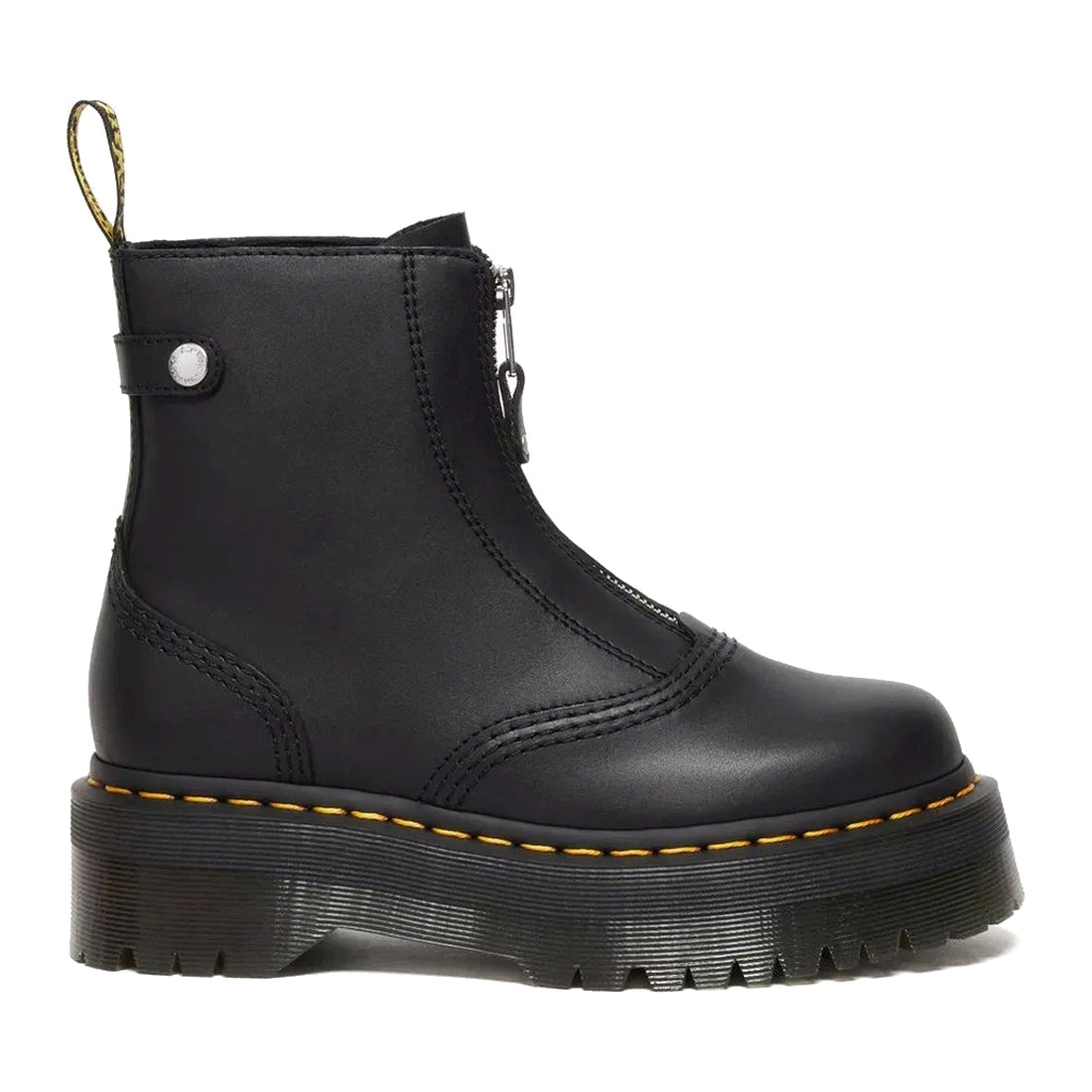 Dr. Martens womens black jetta sendal booties | Vilbury London