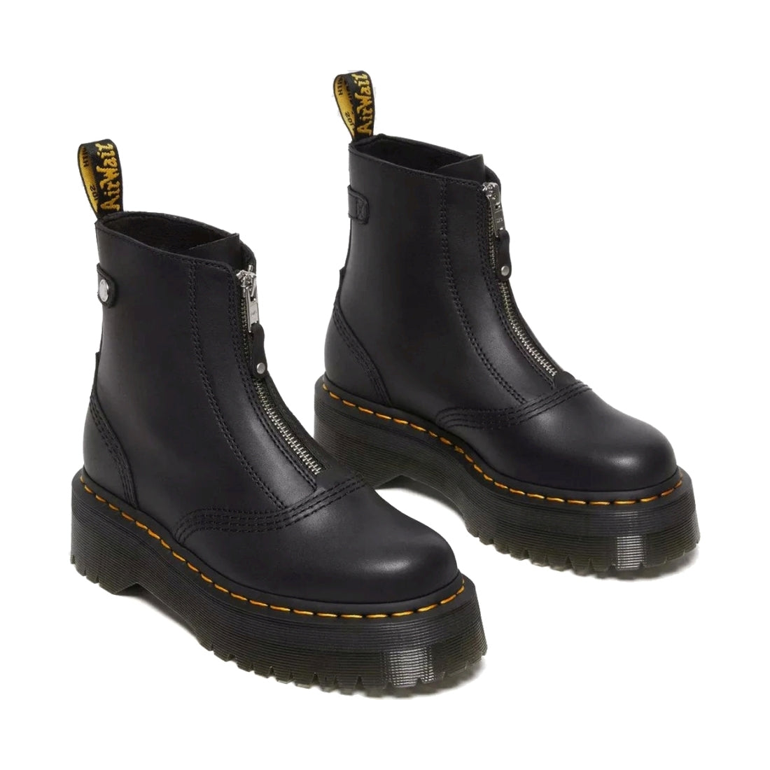 Dr. Martens womens black jetta sendal booties | Vilbury London