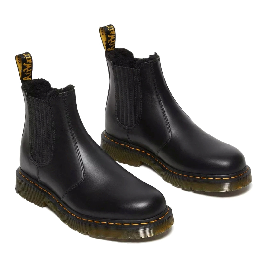 Dr. Martens womens black 2976 blizzard wp booties | Vilbury London