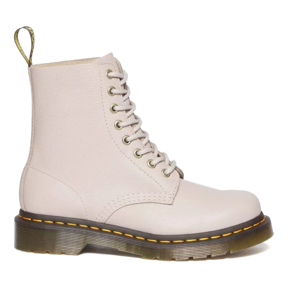 Dr. Martens womens vintage taupe 1460 pascal virginia booties | Vilbury London