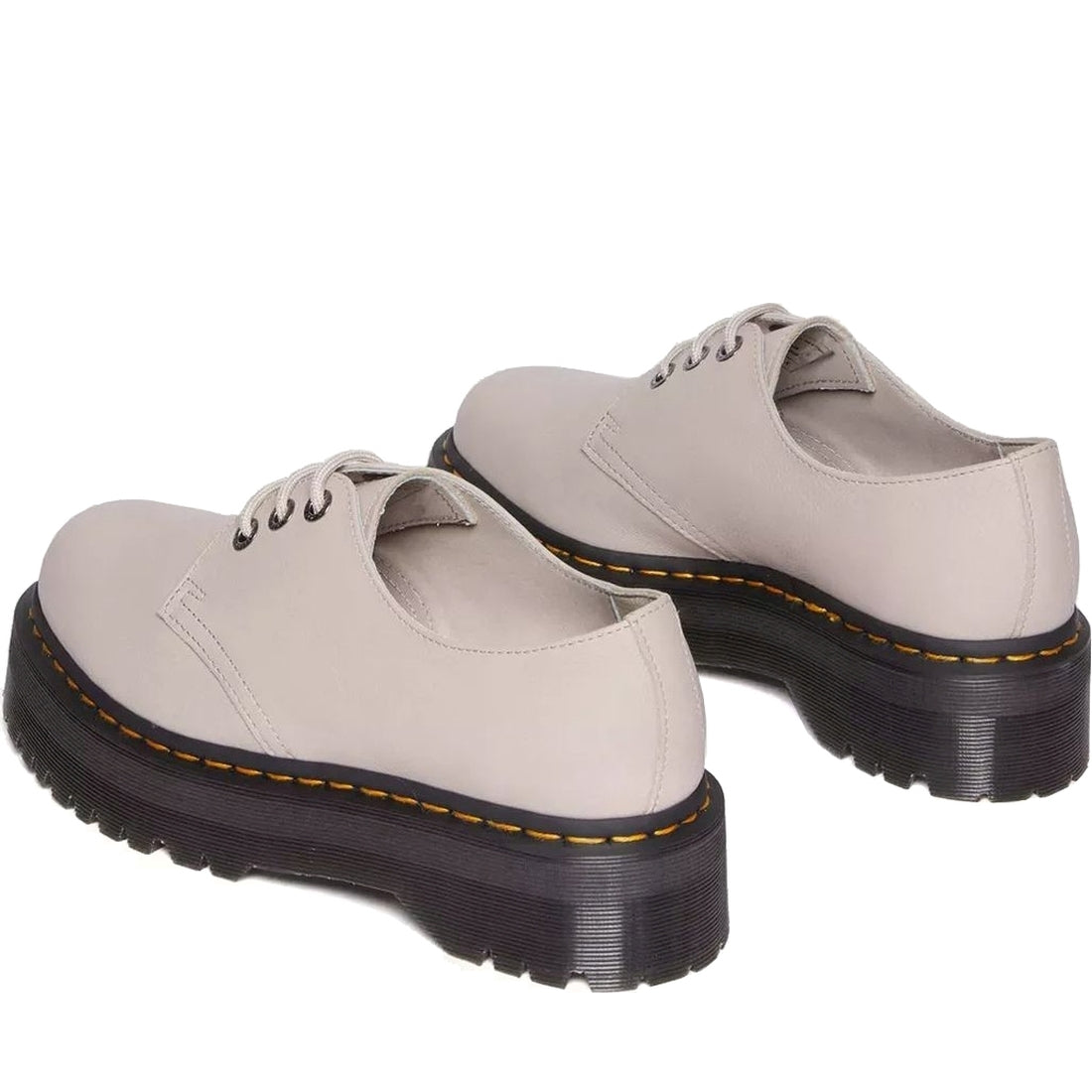 Dr. Martens womens vintage taupe 1461 quad ii formal | Vilbury London