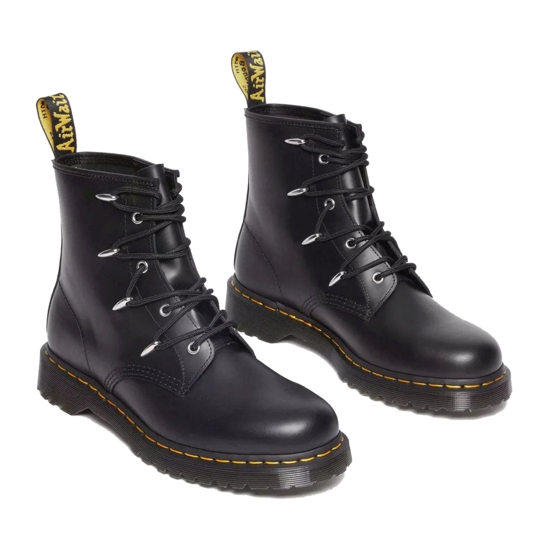 Dr. Martens womens black 1460 danuibo booties | Vilbury London