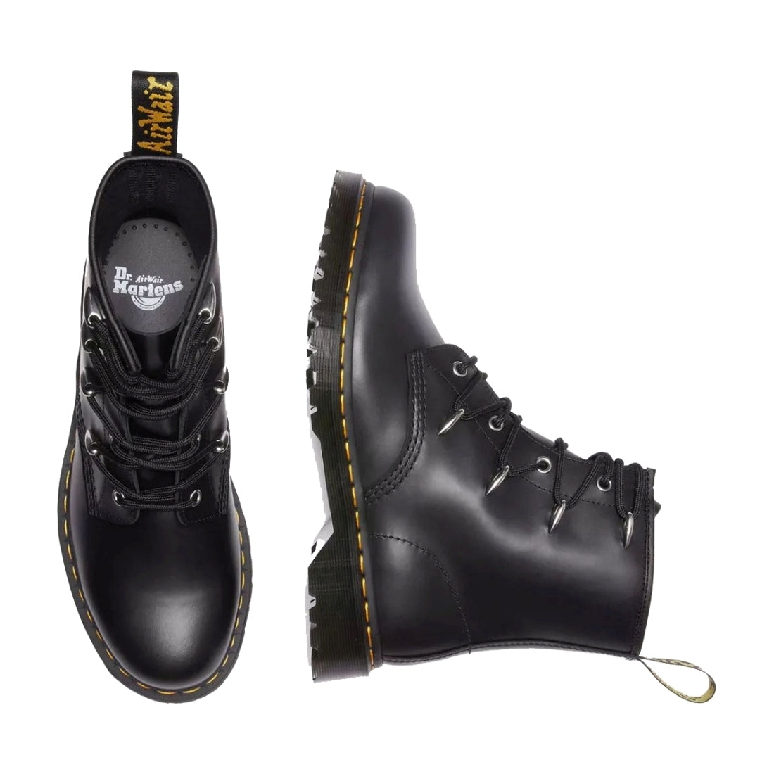 Dr. Martens womens black 1460 danuibo booties | Vilbury London