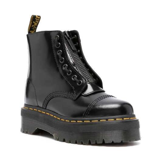 Dr. Martens womens black sinclair fl buttero booties | Vilbury London