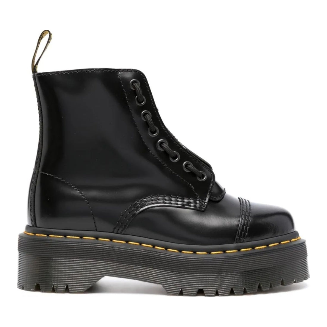 Dr. Martens womens black sinclair fl buttero booties | Vilbury London