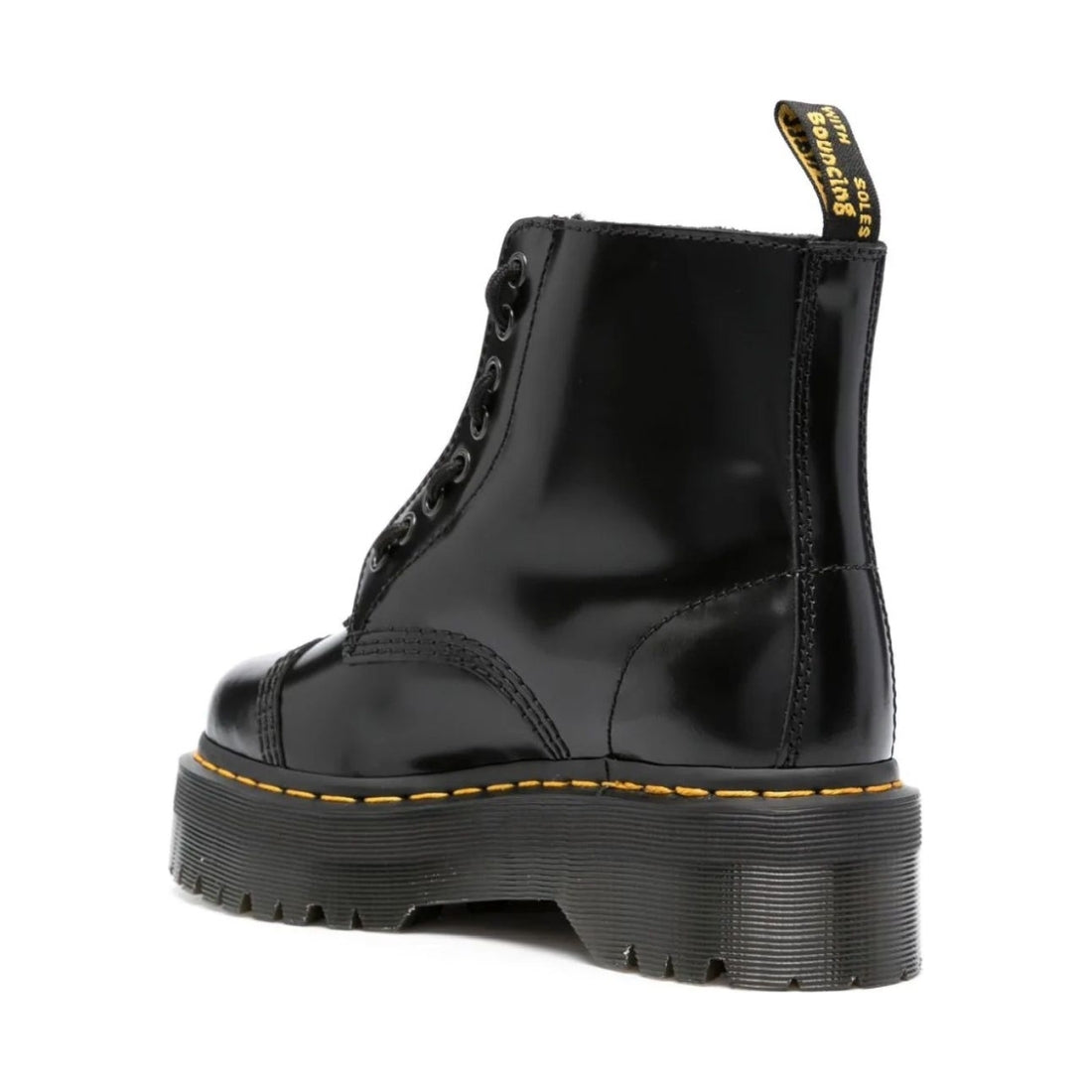 Dr. Martens womens black sinclair fl buttero booties | Vilbury London